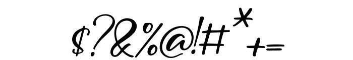 Madiya Dalima Italic Font OTHER CHARS