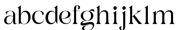 Maeda Regular Font LOWERCASE