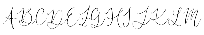 Maelie-Regular Font UPPERCASE