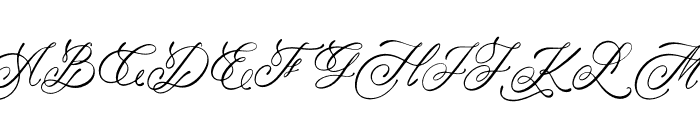 Maelten Italic Font UPPERCASE