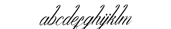 Maelten Italic Font LOWERCASE