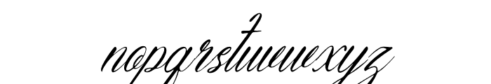 Maelten Italic Font LOWERCASE