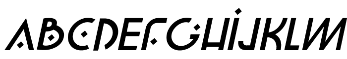 Maersk Italic Font UPPERCASE