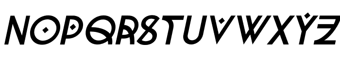 Maersk Italic Font UPPERCASE