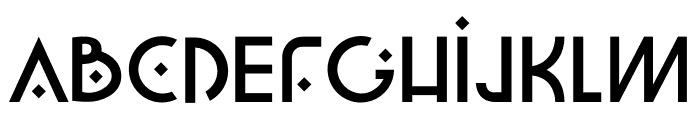 Maersk Regular Font UPPERCASE