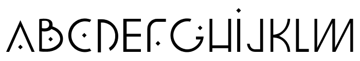 Maersk Thin Font UPPERCASE