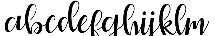 Maesha-CalligraphyScript Font LOWERCASE