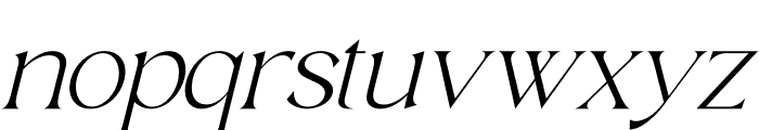 Mafegin Italic Font LOWERCASE