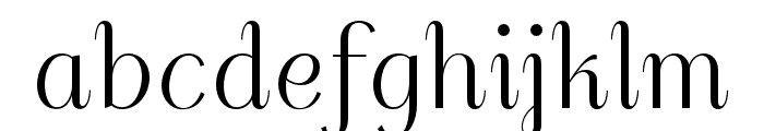 Maffiny-Regular Font LOWERCASE