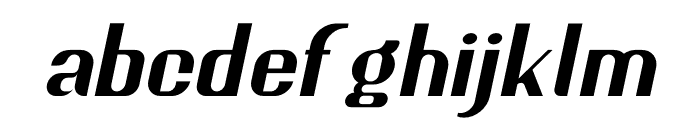 Mafgarious Italic Font LOWERCASE