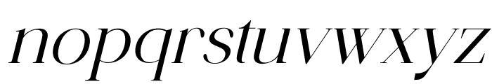 Mafisha Italic Font LOWERCASE
