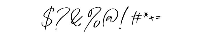 MafistySignature-Regular Font OTHER CHARS