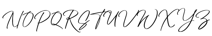 MafistySignature-Regular Font UPPERCASE