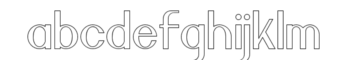 MagasLineRegular-Regular Font LOWERCASE