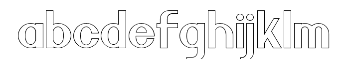 MagasLineSemiBold-SemiBold Font LOWERCASE