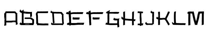 Magatama Regular Font LOWERCASE