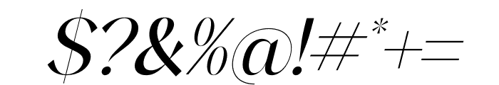 Magden Italic Font OTHER CHARS