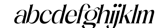 Magden Italic Font LOWERCASE