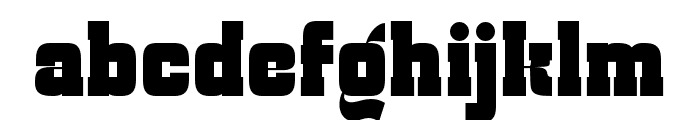 Magefin Extra Bold Font LOWERCASE