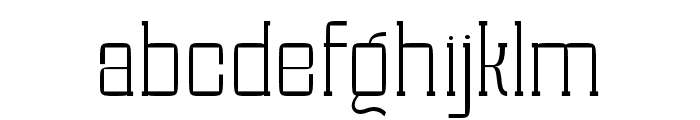 Magefin Extra Light Font LOWERCASE