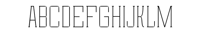Magefin Thin Font UPPERCASE