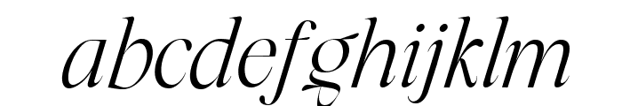 Magentha Allure Italic Font LOWERCASE
