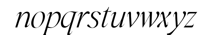 MagenthaAllure-Italic Font LOWERCASE