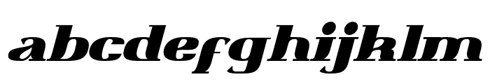 Magento-BlackItalic Font LOWERCASE