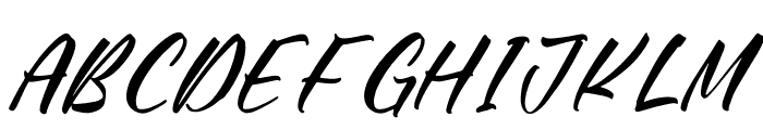 Magesttic Goodlife Italic Font UPPERCASE