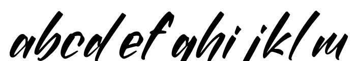 Magesttic Goodlife Italic Font LOWERCASE