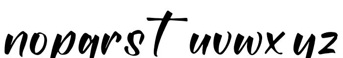 Magesttic Goodlife Font LOWERCASE