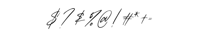 Magethin Signature Font OTHER CHARS