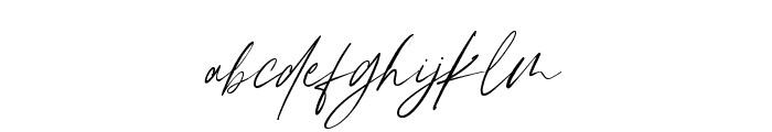 Magethin Signature Font LOWERCASE