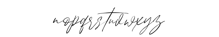 Magethin Signature Font LOWERCASE