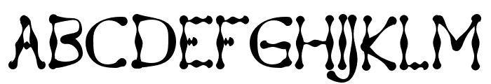 Maggots-Regular Font UPPERCASE