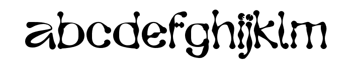 Maggots-Regular Font LOWERCASE