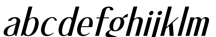 Maghikle Italic Font LOWERCASE