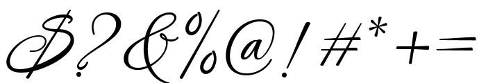 Maghina Script Font OTHER CHARS