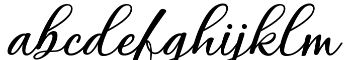 Maghina Script Font LOWERCASE