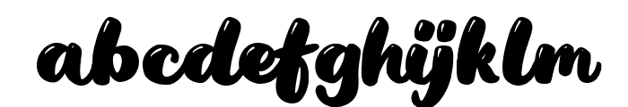 Magic Bubble Font LOWERCASE