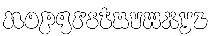 Magic Groovey Line Font LOWERCASE