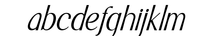 Magic Growing Italic Font LOWERCASE