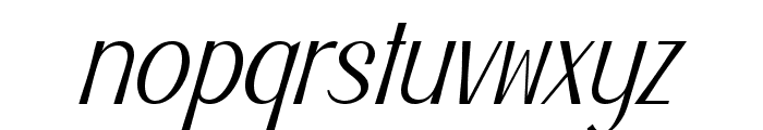 Magic Growing Italic Font LOWERCASE