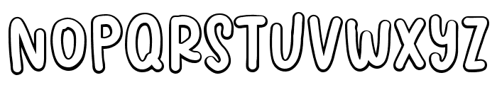Magic Hollow Hollow Font LOWERCASE