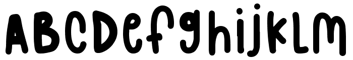 Magic Hollow Font LOWERCASE