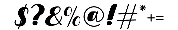 Magic Letter Font OTHER CHARS