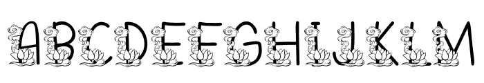 Magic Lotus Font UPPERCASE