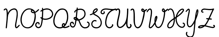 Magic Lullaby Font UPPERCASE