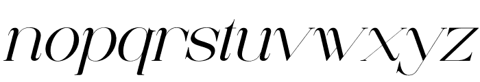 Magic Malika Italic Font LOWERCASE