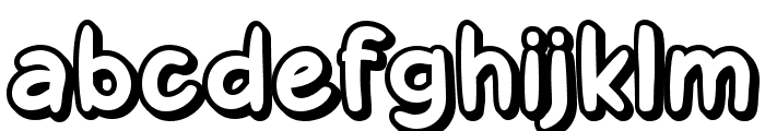 Magic People Extrude Font LOWERCASE
